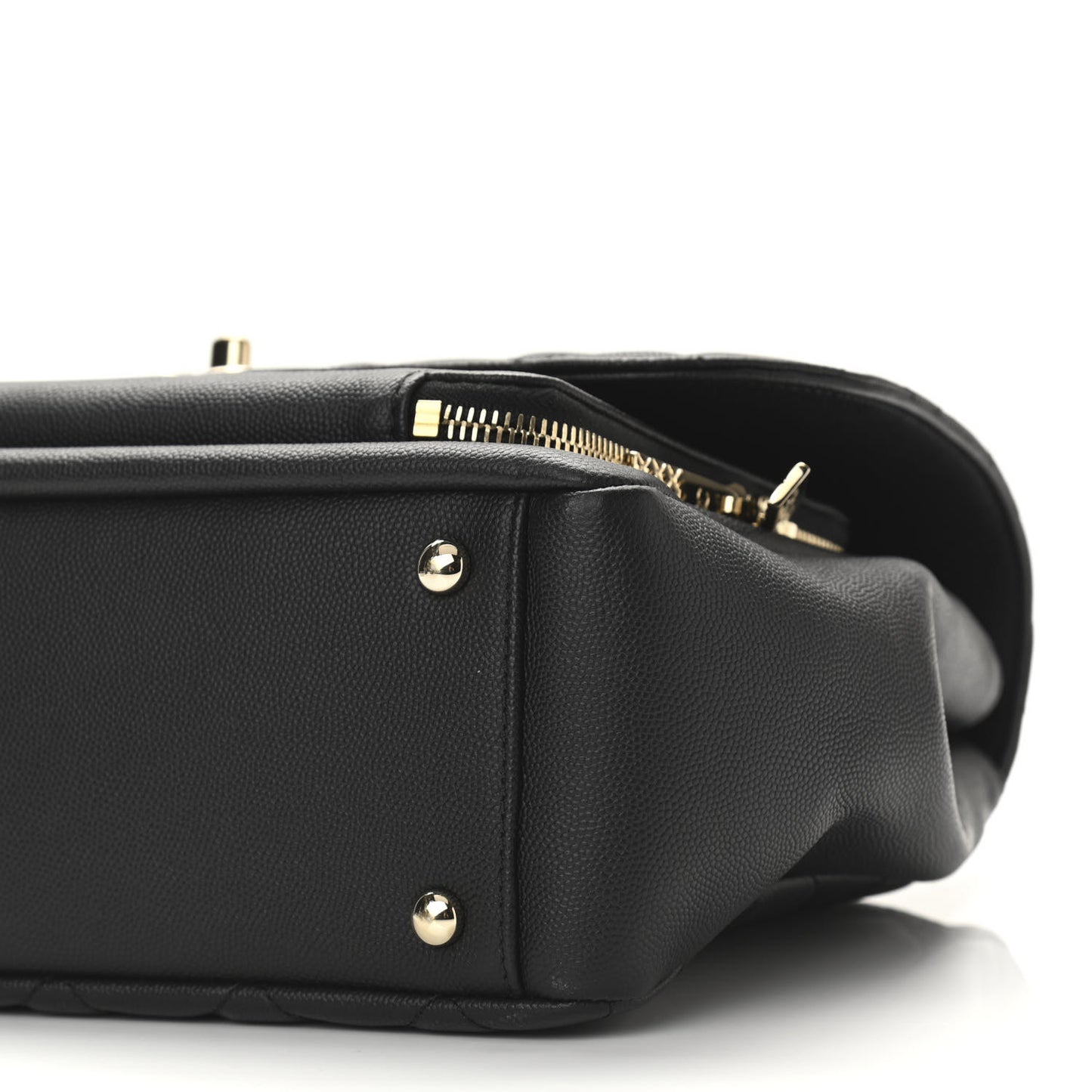 Caviar Quilted Large Business Affinity Flap Black