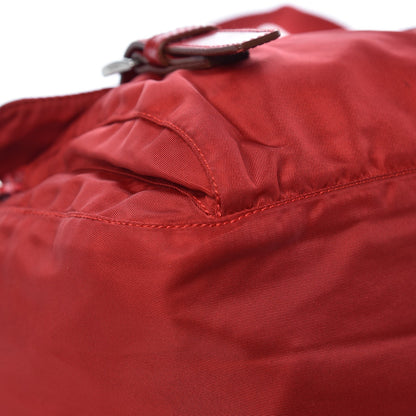Prada Nylon Vela Messenger Bag Red 9 of 13