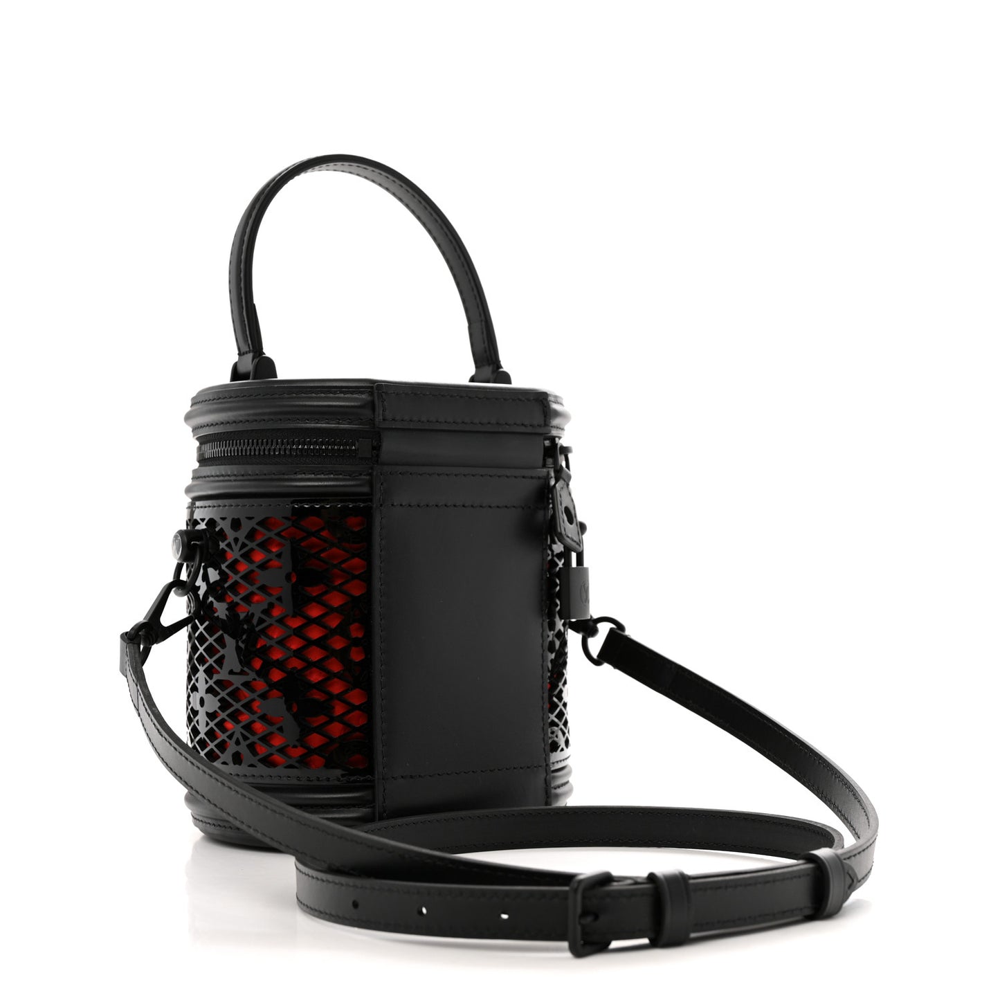 Patent Calfskin Monogram Cannes Black