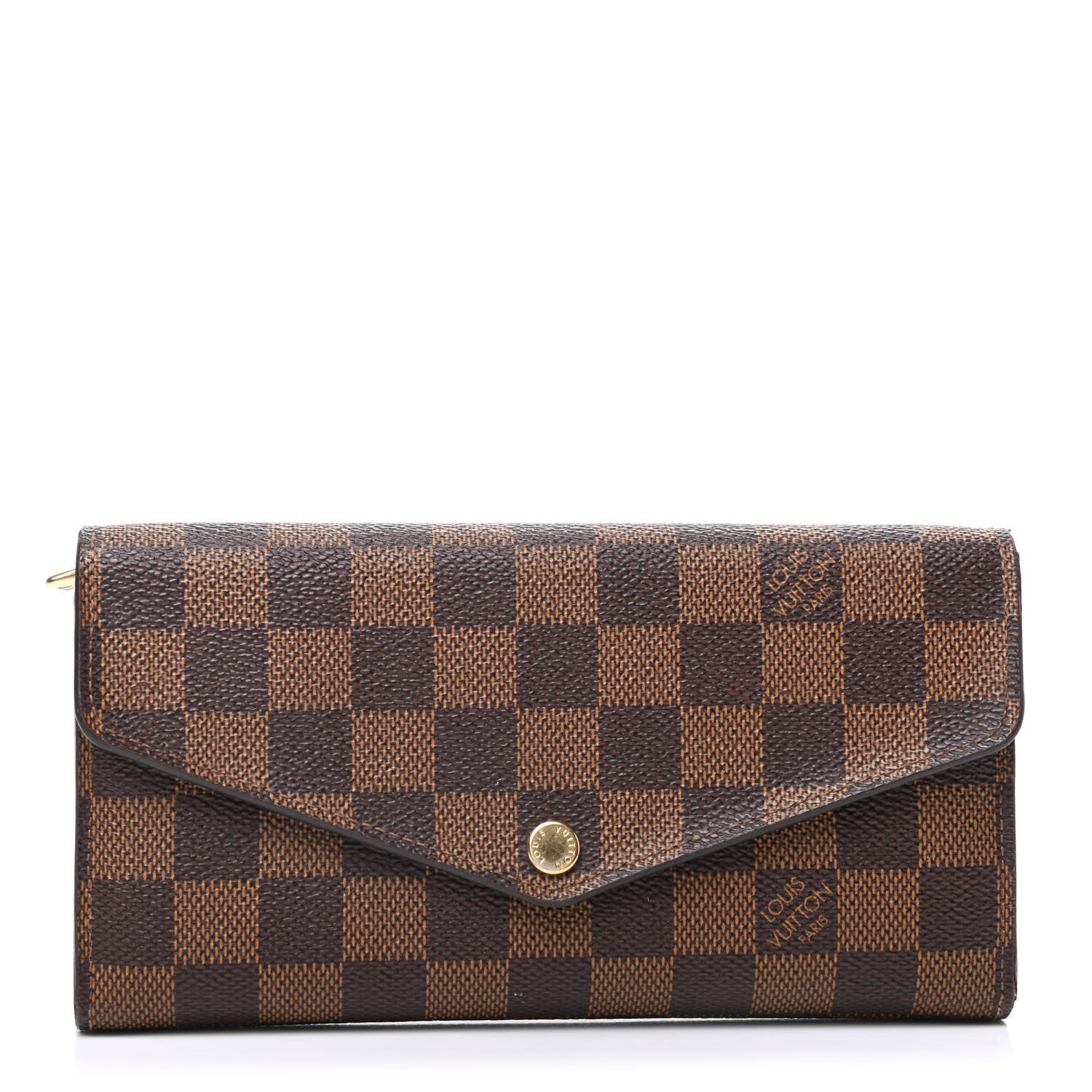 Louis Vuitton Damier Ebene Sarah Wallet NM 1 of 9