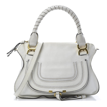Chloe Calfskin Medium Marcie Satchel Dove 1 of 18