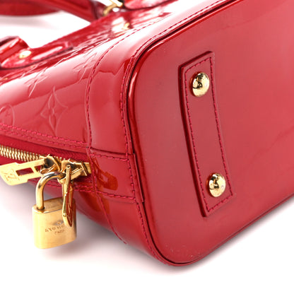 Louis Vuitton Vernis Alma BB Pomme D'Amour 11 of 12