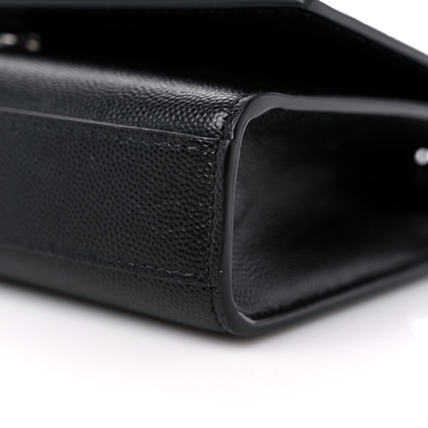 Grain De Poudre Medium Classic Monogram Monochrome Kate Satchel Black