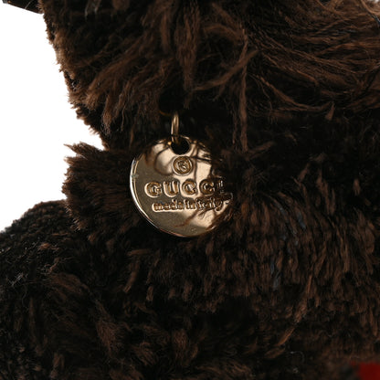 Gucci GG Supreme Monogram Lulu French Poodle Bag Charm Brown 3 of 8