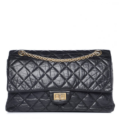 Chanel Aged Calfskin Quilted 2.55 Reissue 226 Flap Black 1 of 12