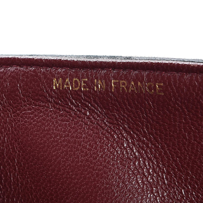 Chanel Lambskin Quilted Medium Double Flap Black 7 of 8