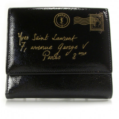 Saint Laurent Patent Y-Mail French Wallet 1 of 7