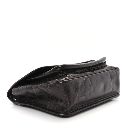 Saint Laurent Crinkled Calfskin Matelasse Monogram Medium Niki Chain Satchel Moka 4 of 11