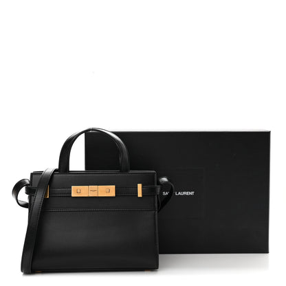 Saint Laurent Smooth Calfskin Manhattan Nano Shopper Tote Black 14 of 14