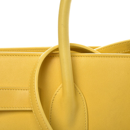 Saint Laurent Grained Calfskin Small Sac De Jour Yellow 14 of 20