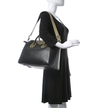 Givenchy Smooth Calfskin Medium Tri-Color Antigona Black Green 2 of 14