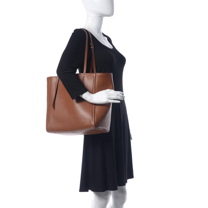 Prada Calfskin Large Concept Shopper Tote Cuoio 2 of 10