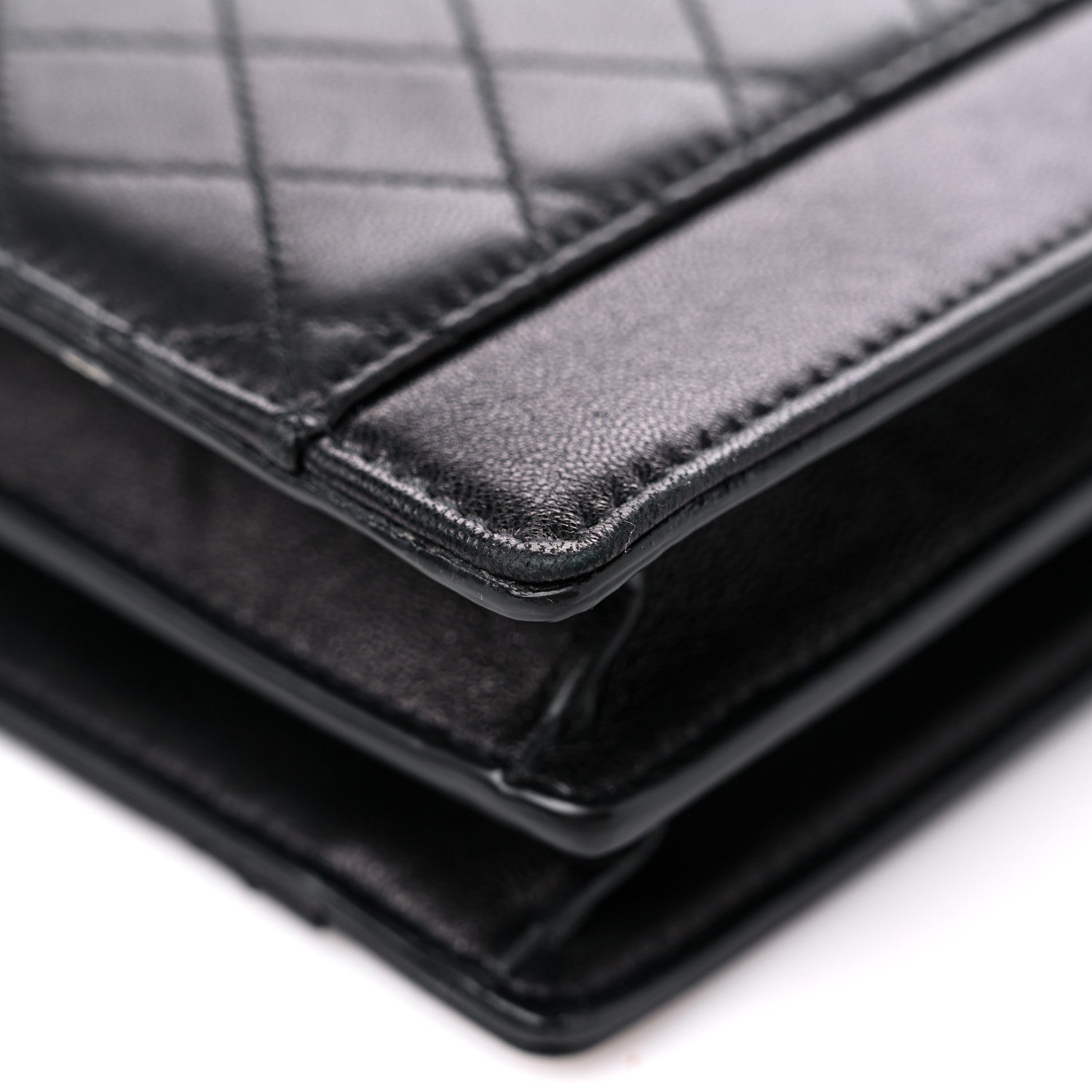 Saint Laurent Lambskin Quilted Mini Gaby Satchel Black 12 of 14