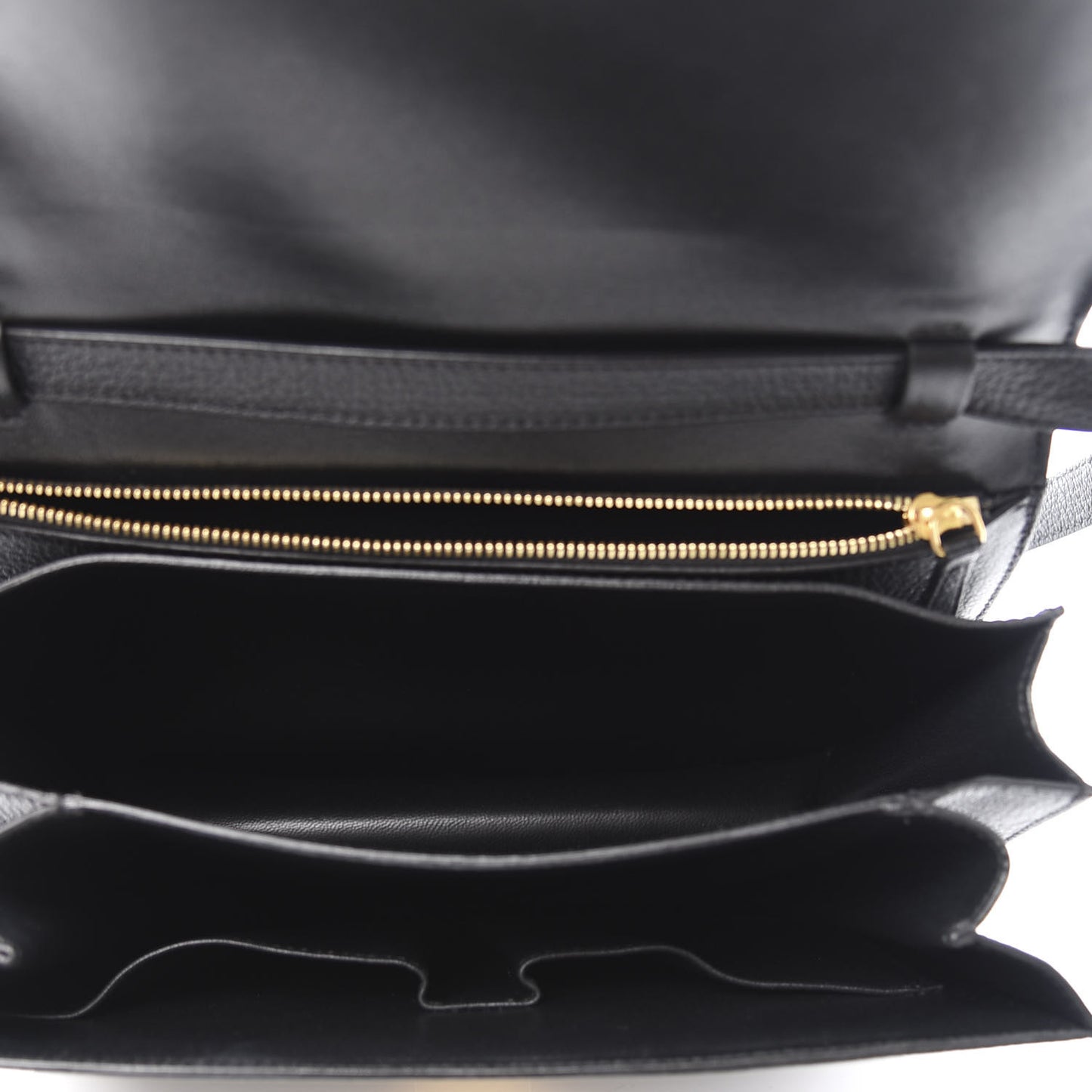 Goatskin Medium Classic Box Flap Bag Black
