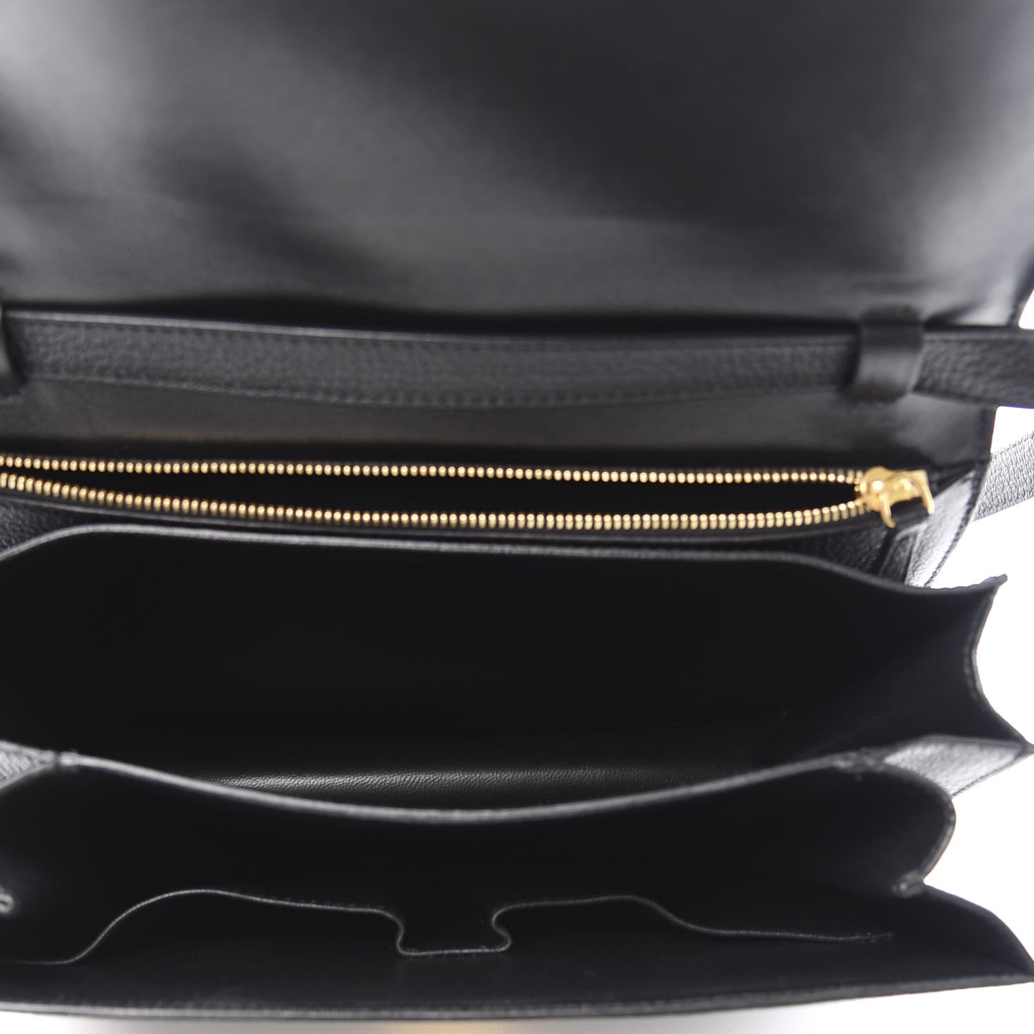 Celine Goatskin Medium Classic Box Flap Bag Black 4 of 10