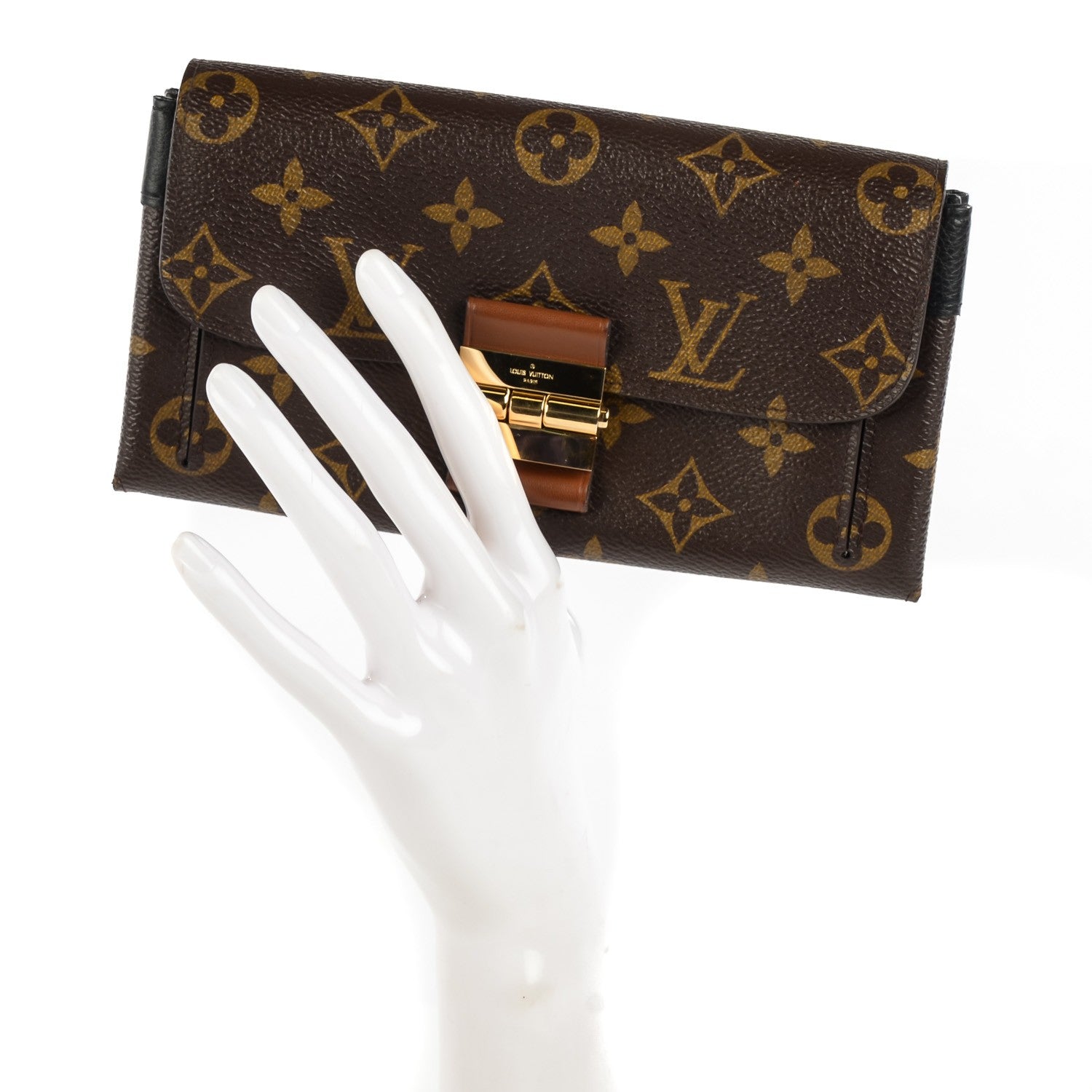 Louis Vuitton Monogram Elysee Wallet Black 2 of 8