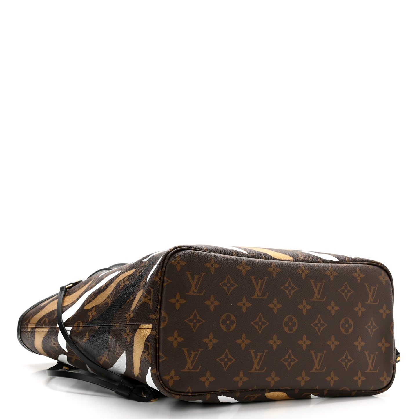 X LOL Monogram Neverfull MM Gold Silver