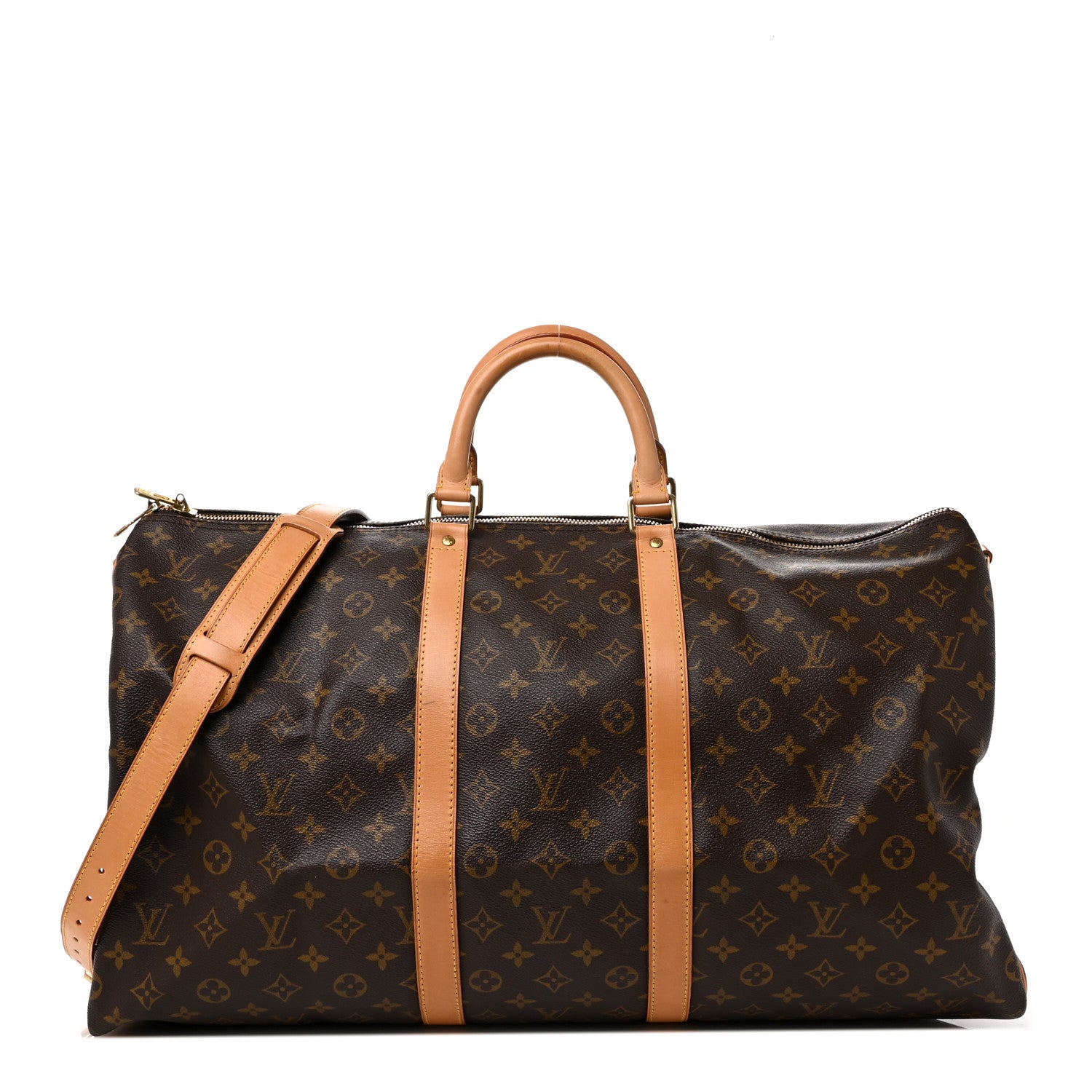 Louis Vuitton Monogram Keepall Bandouliere 55 1 of 12