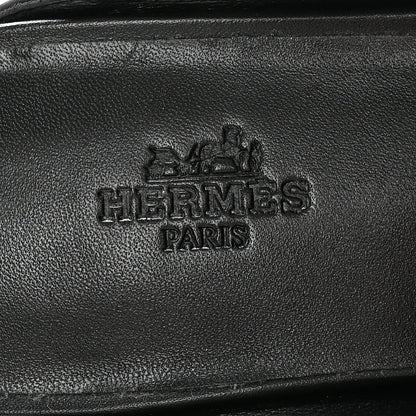 Hermes Calfskin Iota Mules 40 Black 7 of 14