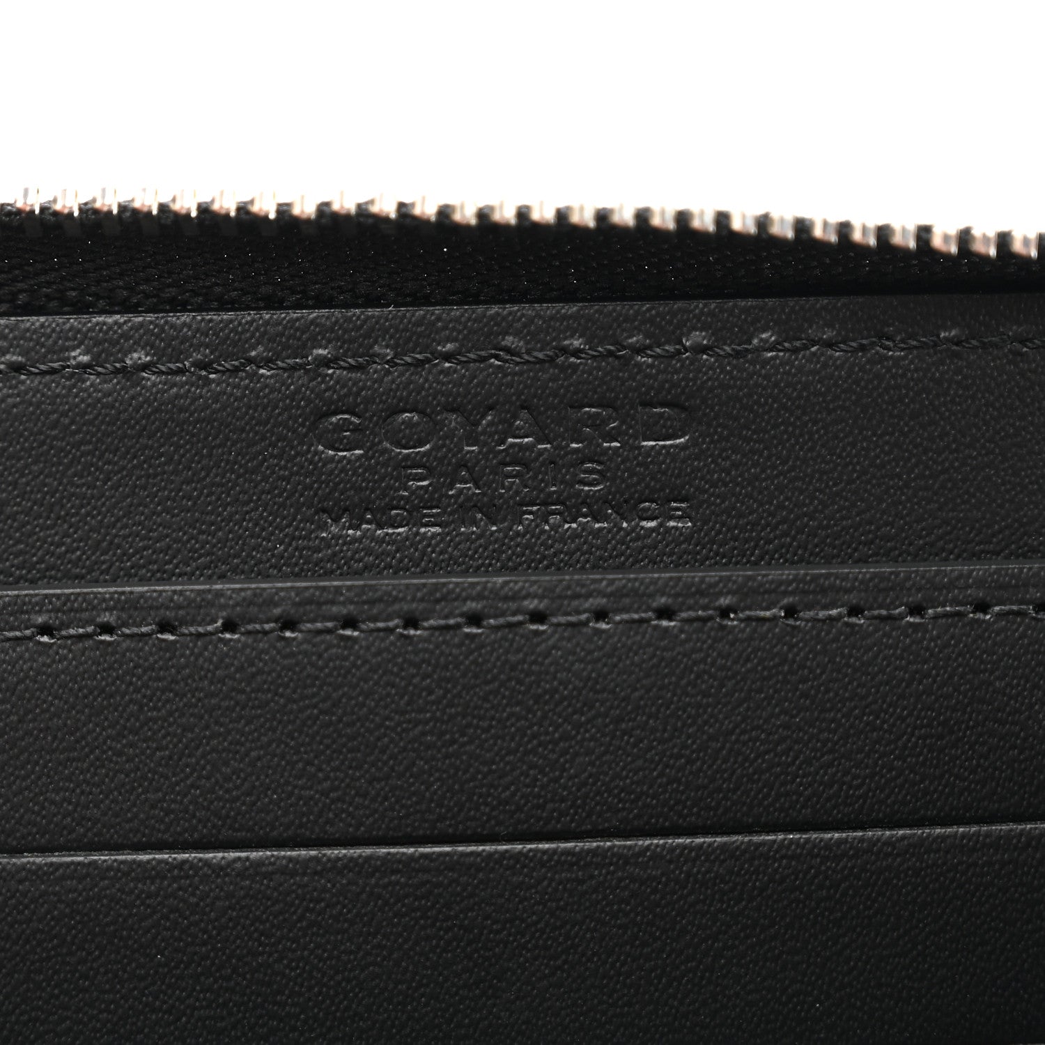 Goyard Goyardine Matignon PM Wallet Black 6 of 6