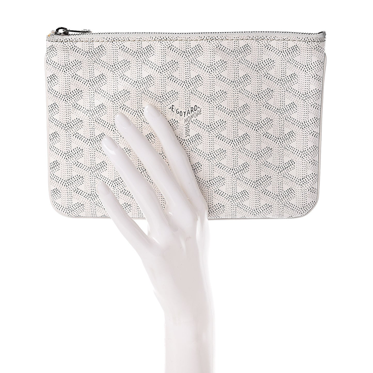 Goyardine Senat Pochette PM White