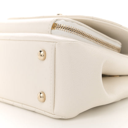 Chanel Caviar Quilted Small Business Affinity Flap White 10 of 11