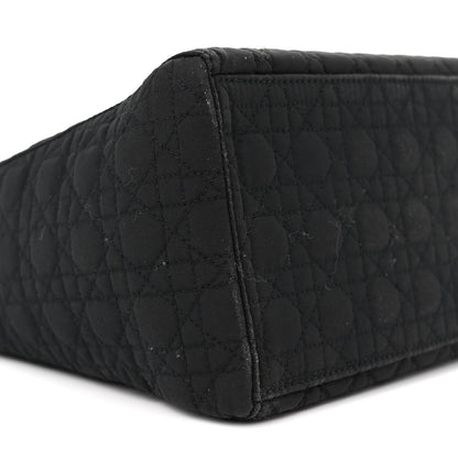 Christian Dior Nylon Cannage Medium Lady Dior Black 9 of 15
