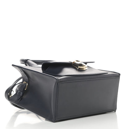Balenciaga Calfskin Padlock Mini All Afternoon Tote Bleu Nuit 4 of 17