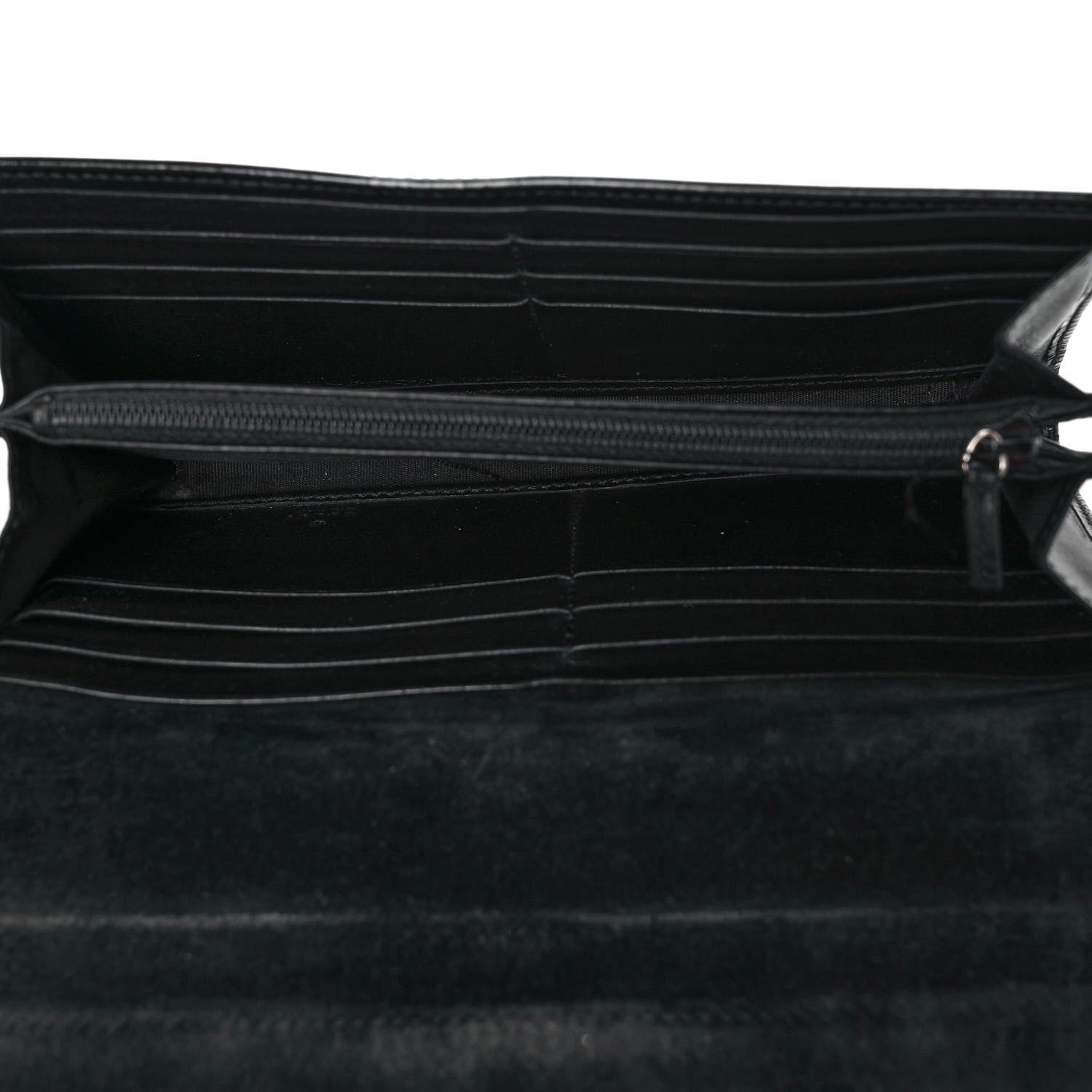 Gucci Patent Calfskin Large Soho Continental Wallet Black 5 of 9