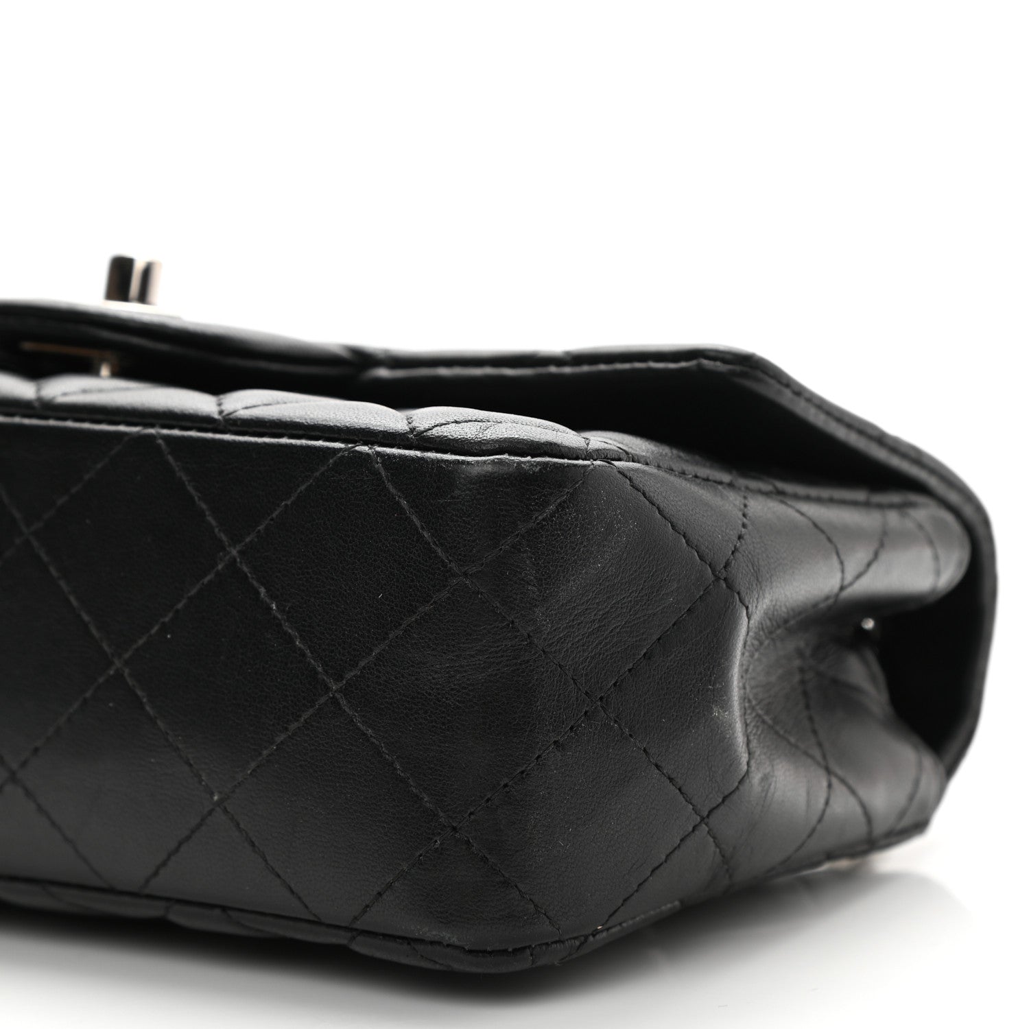 Chanel Lambskin Quilted Mini Rectangular Flap Black 11 of 11