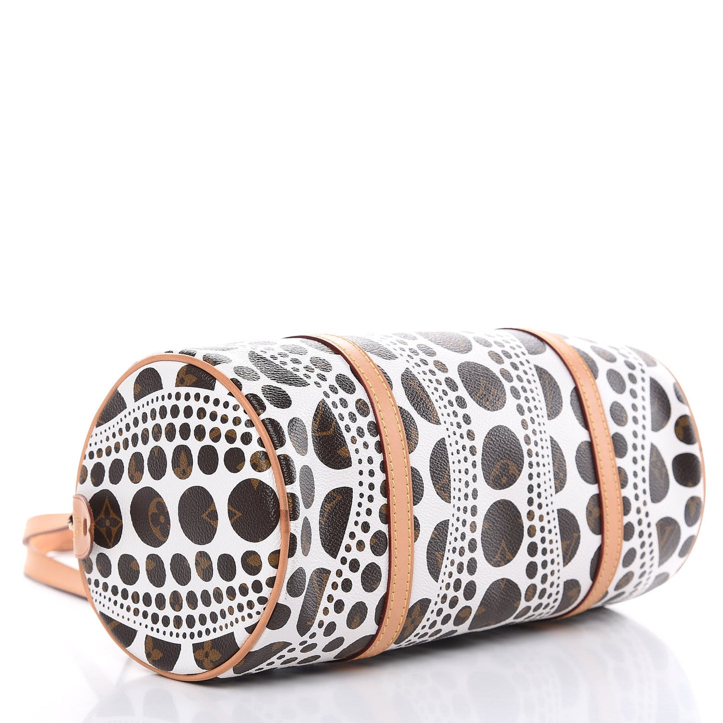 Monogram Kusama Pumpkin Dots Papillon 30 White