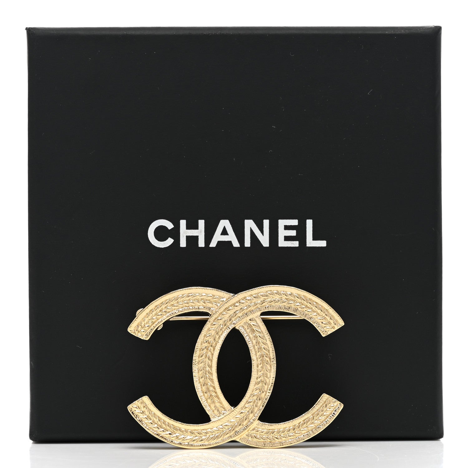 Chanel Metal CC Brooch Gold 5 of 5