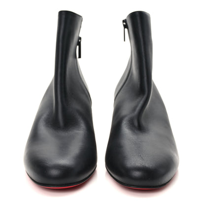 Christian Louboutin Calfskin Turela 55 Ankle Boots 38 Black 2 of 8