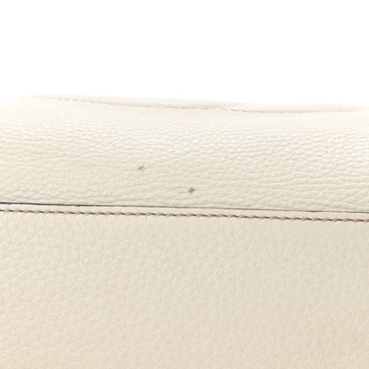 Gucci Pebbled Calfskin Medium Soho Chain Shoulder Bag Off White 10 of 16