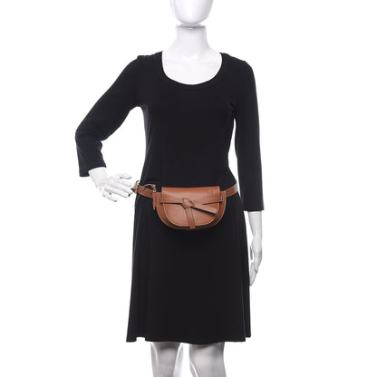 Loewe Calfskin Mini Gate Belt Bag Tan 2 of 10