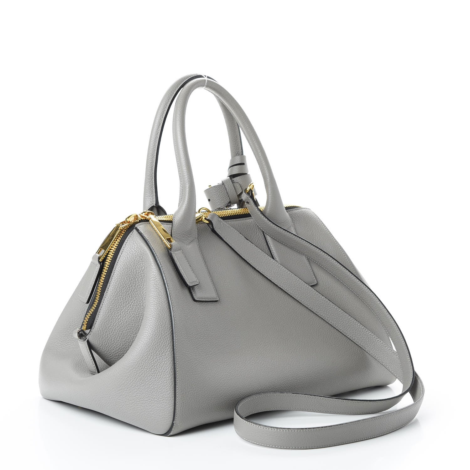 Marc Jacobs Textured Calfskin Small Incognito Satchel Grey 4 of 9