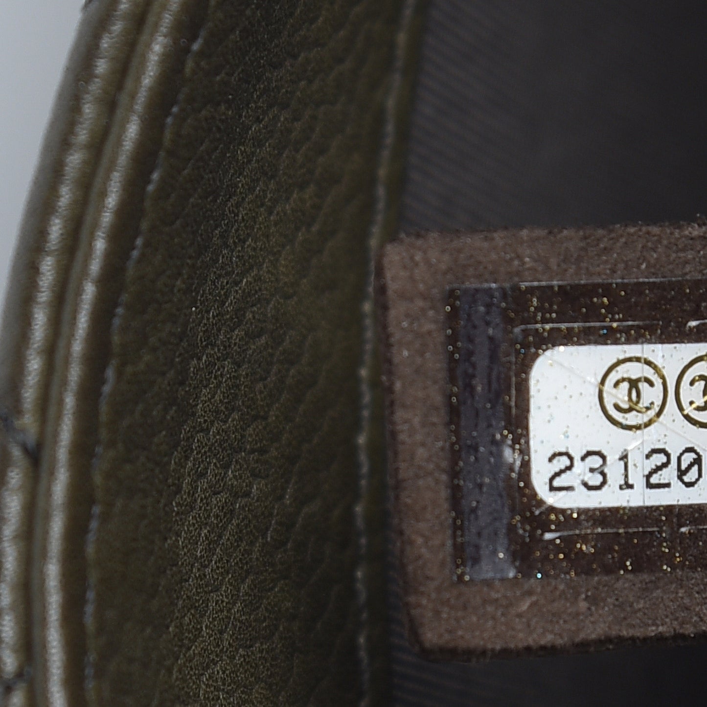 Caviar Quilted Medium Rock In Rome Single Flap Khaki