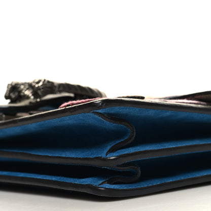 Gucci GG Supreme Monogram Embroidered Medium Dionysus Shoulder Bag Blue 11 of 13