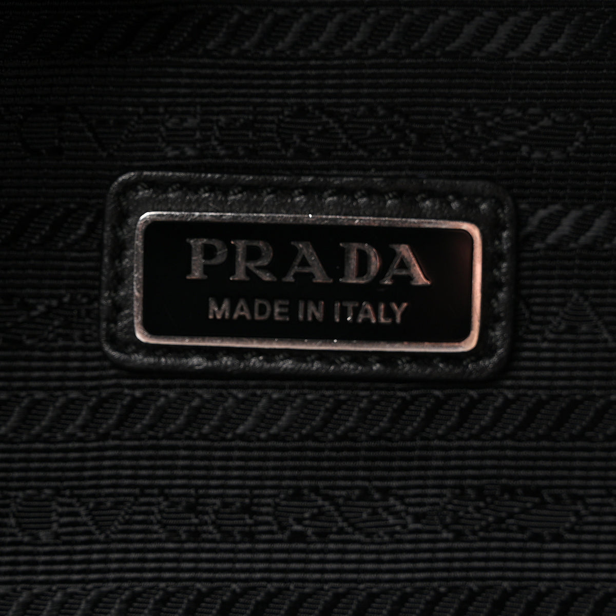 Saffiano Triangle Belt Bag Black