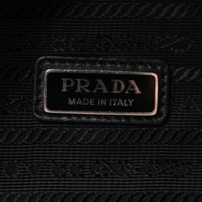 Prada Saffiano Triangle Belt Bag Black 6 of 11