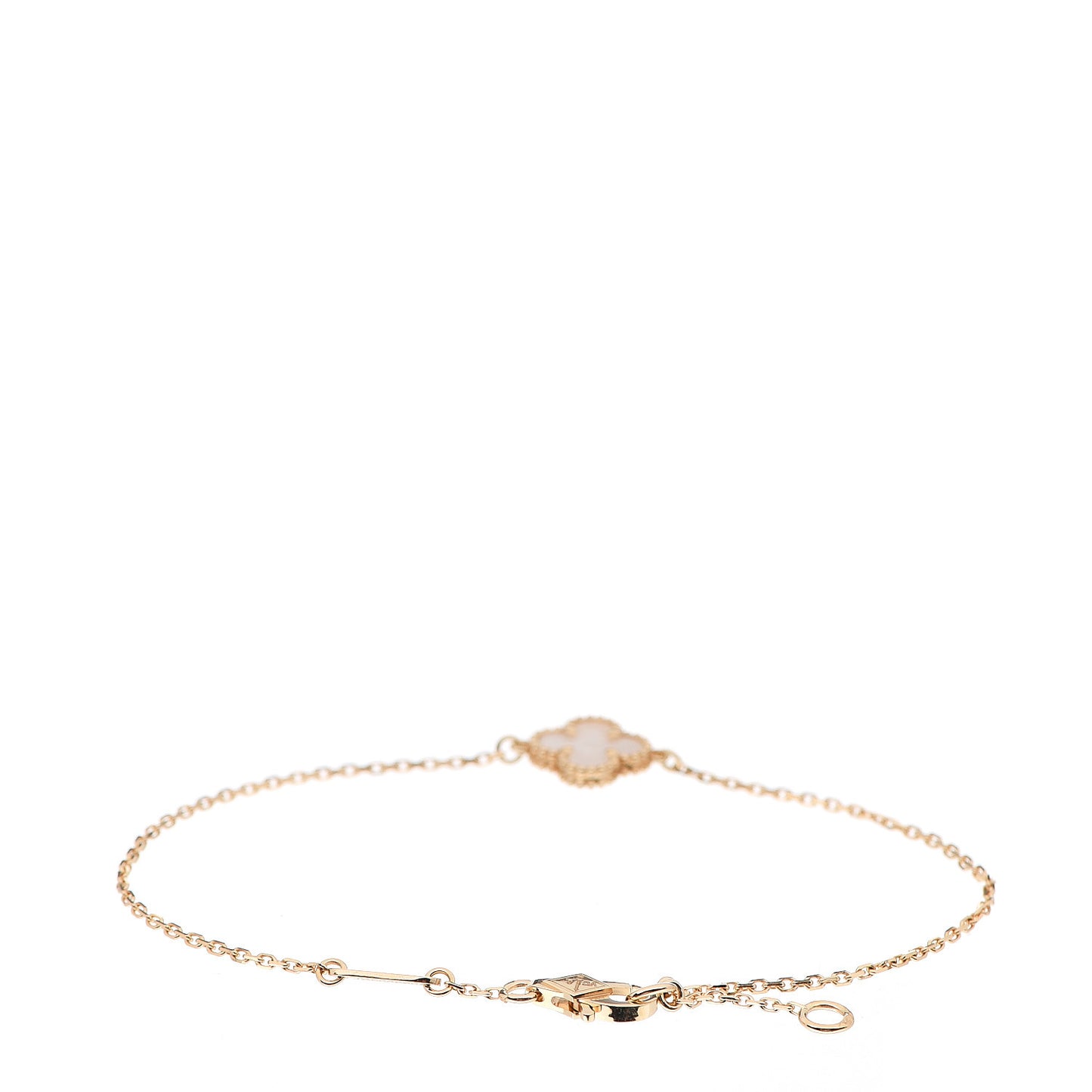 18K Yellow Gold Mother of Pearl Sweet Alhambra Bracelet