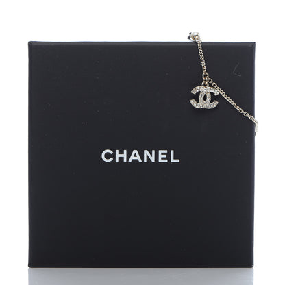 Chanel Pearl Crystal CC Bracelet Gold 5 of 5