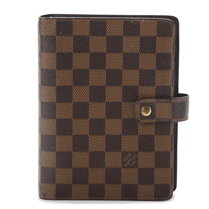 Louis Vuitton Damier Ebene Medium Ring Agenda Cover 1 of 10
