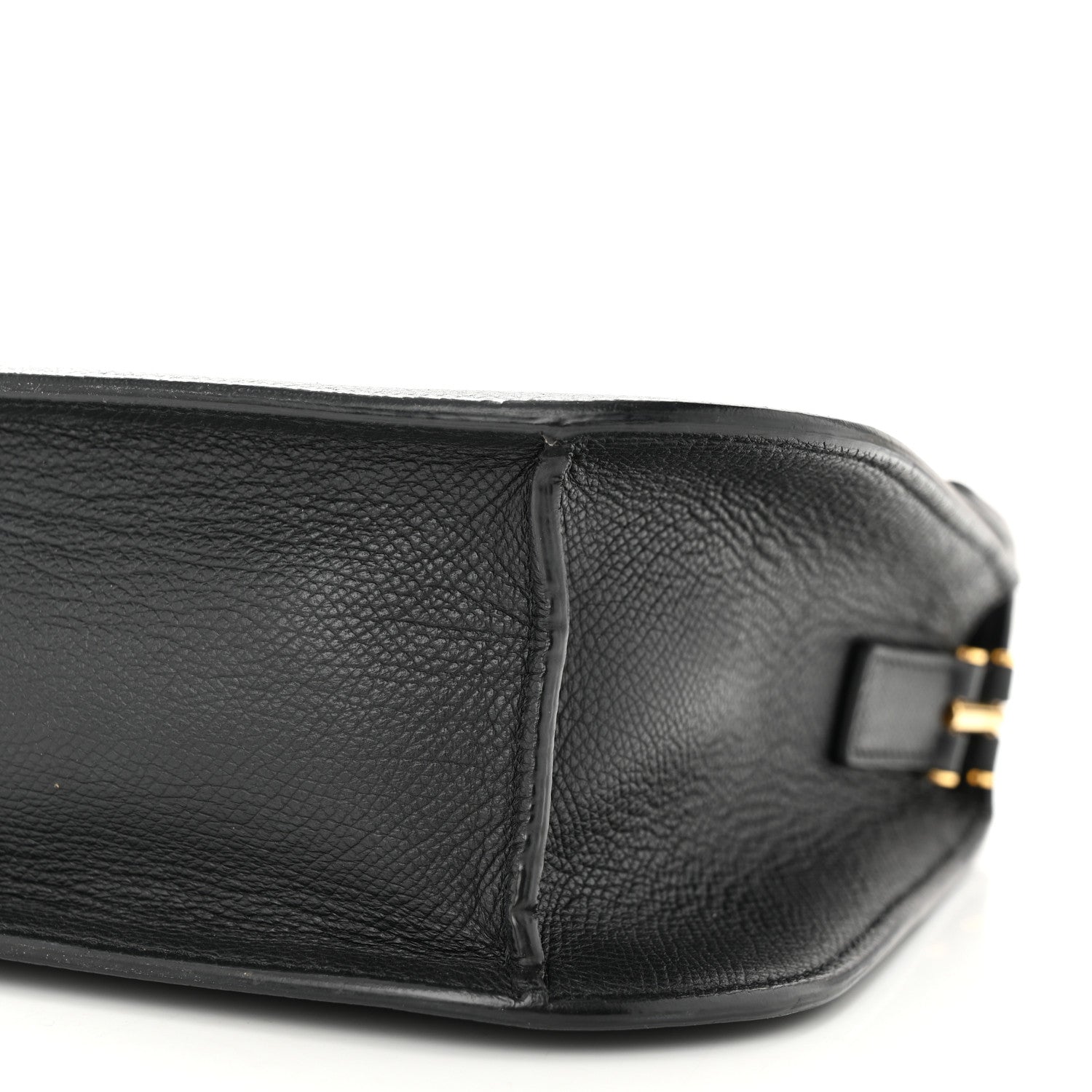 Tom Ford Calfskin Small T Clasp Tara Crossbody Bag Black 9 of 10