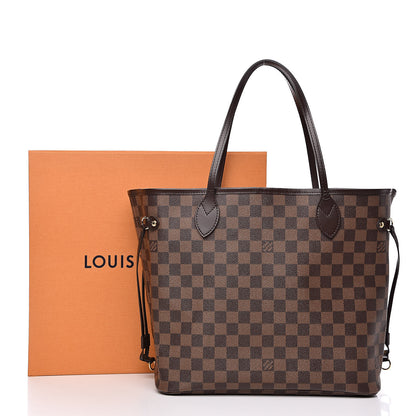 Louis Vuitton Damier Ebene Neo Neverfull MM Rose Ballerine 13 of 13