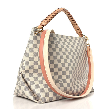 Louis Vuitton Damier Azur Beaubourg Hobo MM 3 of 8