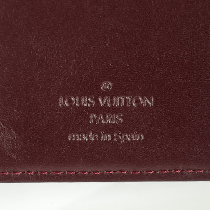 Louis Vuitton Vernis Small Ring Agenda Cover Rouge Fauviste 7 of 8