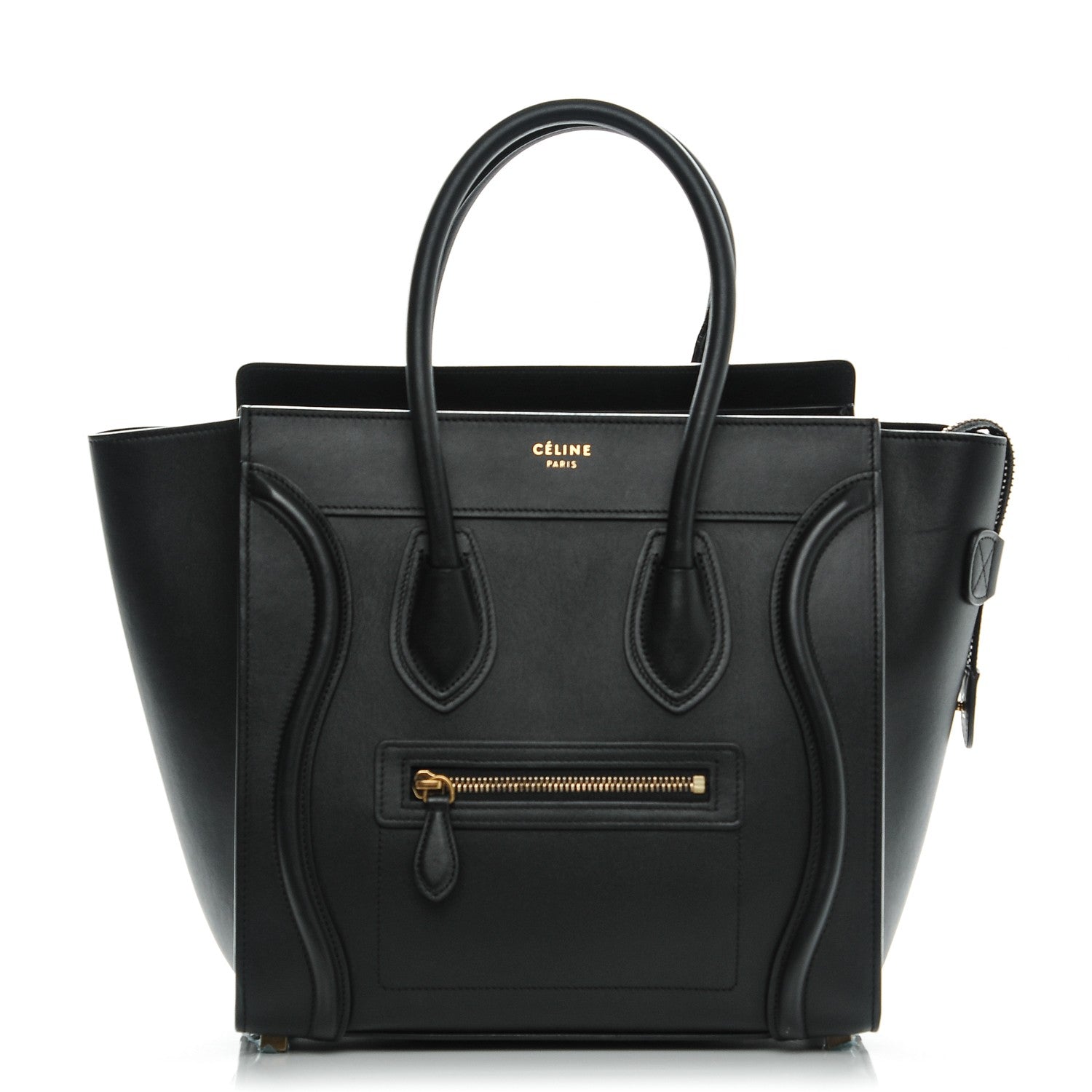 Celine Smooth Calfskin Micro Luggage Black 1 of 6