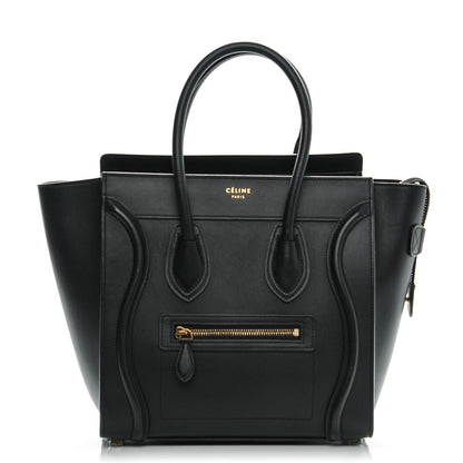 Celine Smooth Calfskin Micro Luggage Black 1 of 6