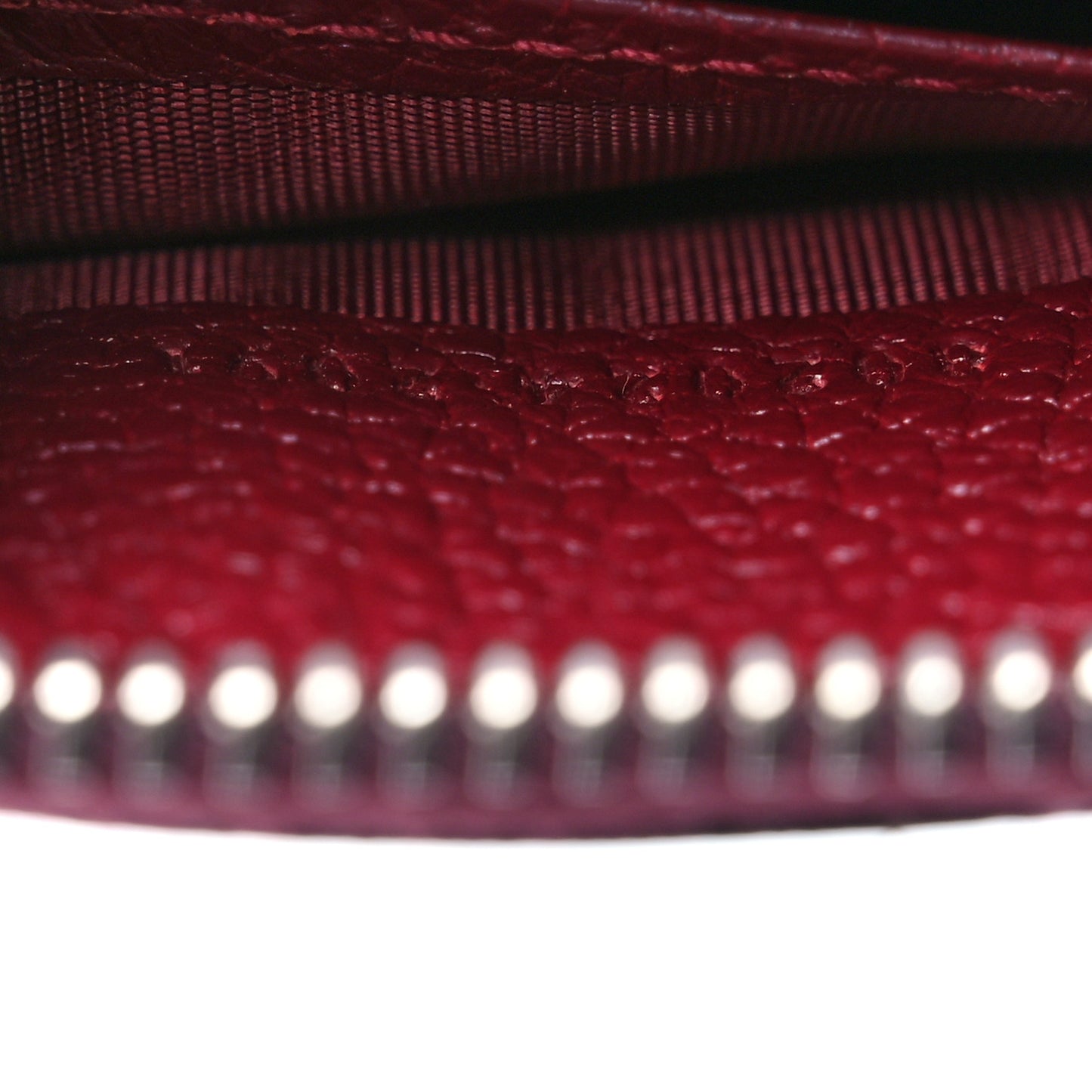 GG Supreme Shadow Zip Around Wallet Rosso Ancora Red